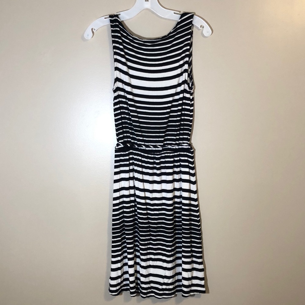 Merona Soft B&W Stripe Dress
